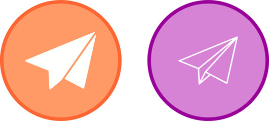 Paper Plane Vector Icon