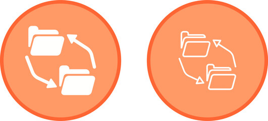 Data Exchange Vector Icon