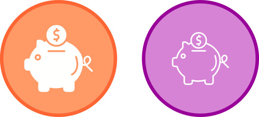 Piggy Bank Vector Icon