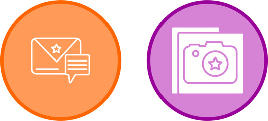 Obraz premium Star Photography Vector Icon