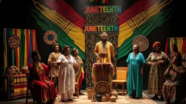 Juneteenth Celebration: A Vibrant Performance of Unity and Heritage