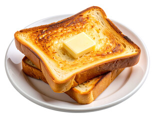 Brazilian Toasted Bread (Pão na Chapa), Isolated
