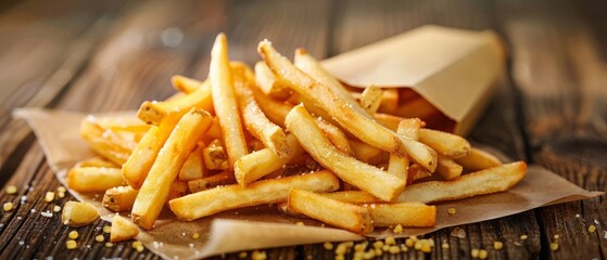 AI Generated. Fries kitchen French Fries delicious fast food