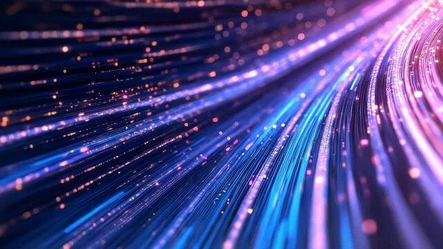 Abstract Technological Data Stream Background