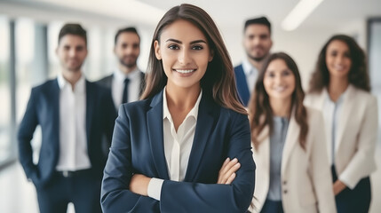 portrait of business team