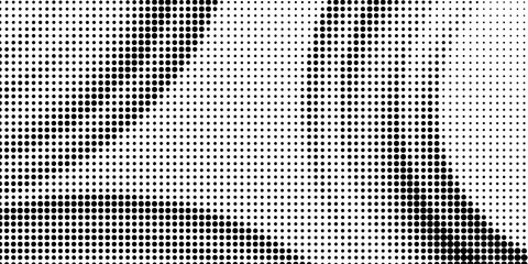 Halftone dots vector texture background.