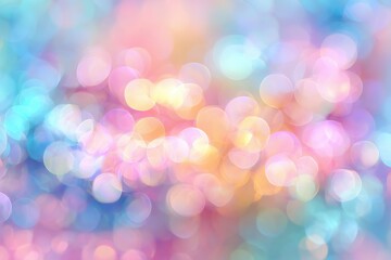 Fototapeta premium Abstract background with pastel bokeh
