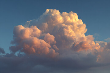 a plane flying through a cloudy sky with a cloud