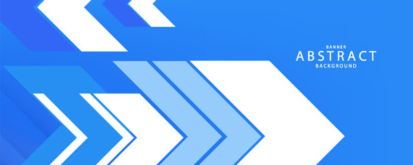 Blue and white Business arrow background. Finance growing arrows with success concept