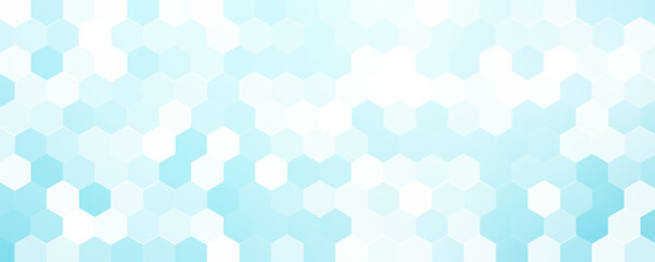 Abstract geometric hexagons shape medicine and science concept background