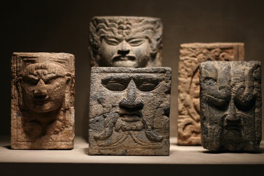 Ancient cultural carvings from prehistory