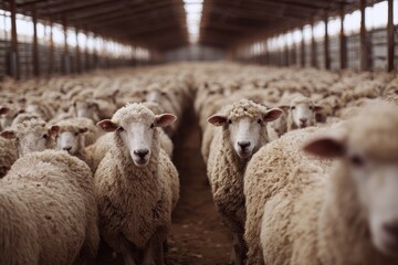 Australian sheep farm breeds millions annually for wool and meat export