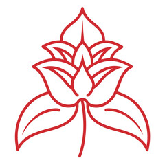 madder line art on white background