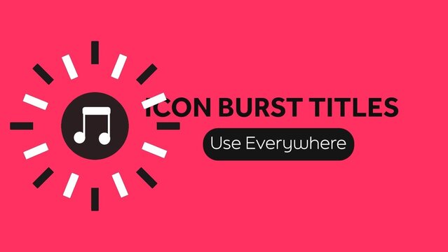 Icon Burst Titles