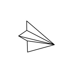 paper airplane icon in various positions