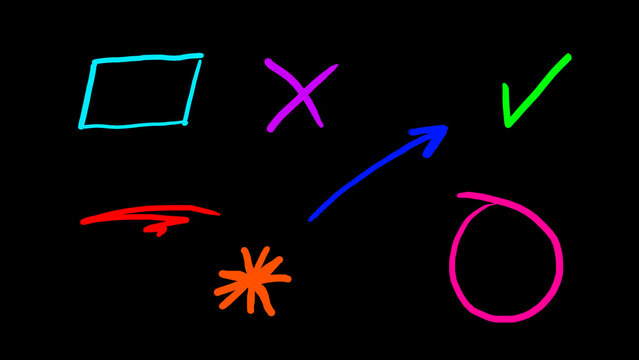 Cool Hand Drawn Elements