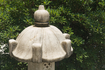 Stone Lantern in Temple Garden