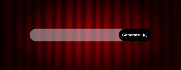 Ai interface features a generate button, facilitating seamless artificial intelligence application creation.