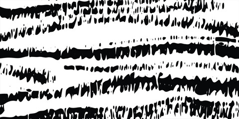 Obraz premium Vector paint brush strokes, ink splatters, grunge lines and artistic design elements. Dirty overlays, watercolor splashes, black silhouettes and torn paper set. Social media business banner art