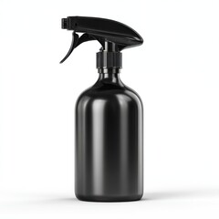 Matte black spray bottle