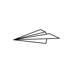 paper airplane icon in various positions