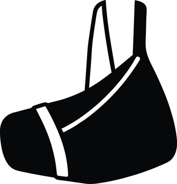 arm sling on white background.eps