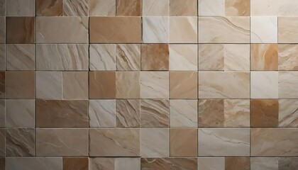 Natural Stone Tiles Pattern Background with Shadow