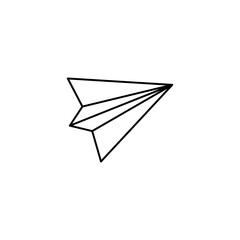 paper airplane icon in various positions