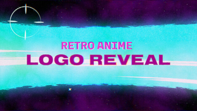Retro Anime Logo Reveal