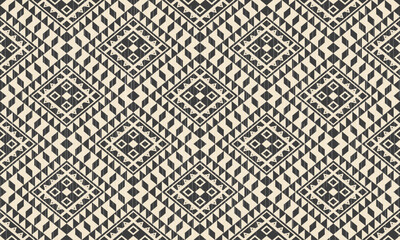 Navajo tribal vector seamless pattern. Native American ornament. Ethnic South Western decor style. Boho geometric ornament. Vector seamless pattern. Mexican blanket, rug. Woven carpet illustration