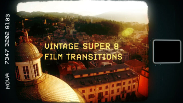 Vintage Super 8 Film Transitions