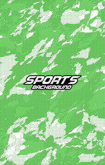 White and green abstract grunge sport jersey background © Abd