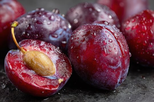 Dehydrated plum