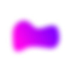 Blurred purple liquid gradient abstract shape element