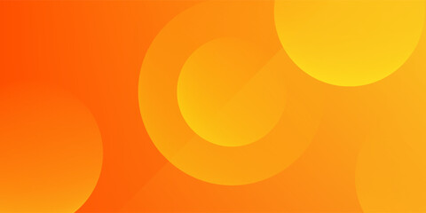 Abstract orange background with circles. Vector illustration eps10.