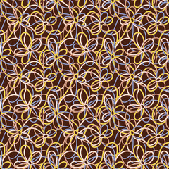 Seamless Floral Pattern for Fabric and Textile Printing