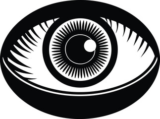 contact lens on white background.eps