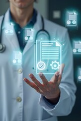 Healthcare Innovation Doctor with Virtual Medical Documents
