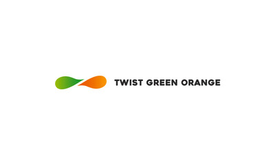 Twisted Circle Business & Technology Logo in Green and Orange Gradient.