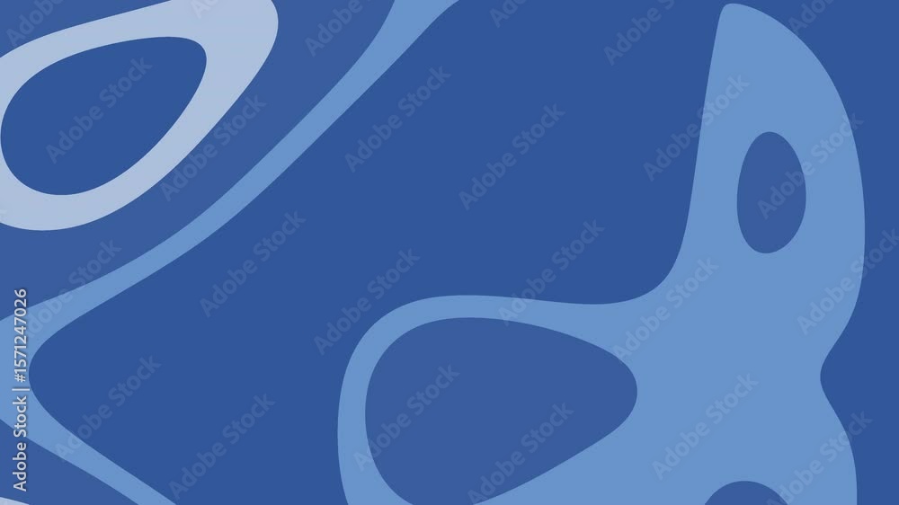Aufkleber abstract background with rich shades of navy blue. organic shapes and curves elegantly flow, creatin