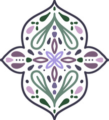 Decorative seamless pattern. A pattern of tiles

