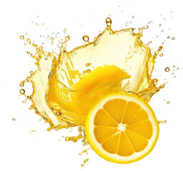Lemonade splash beverage fruit drink.