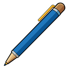 Minimal Ink Pen Vector Illustration