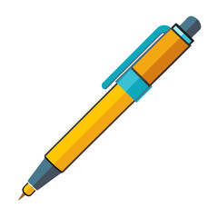 Minimal Ink Pen Vector Illustration