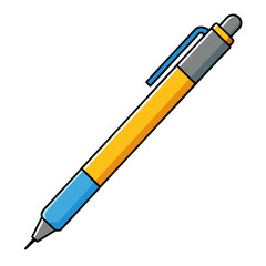 Minimal Ink Pen Vector Illustration