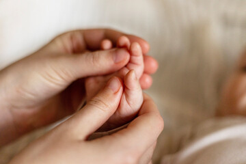 Professional Infant Massage Focusing on Baby's Hand