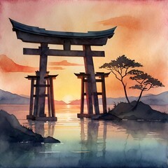 Twilight Gateways: Reflections of Solitude

