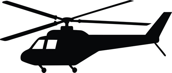 helicopter blade on white background.eps