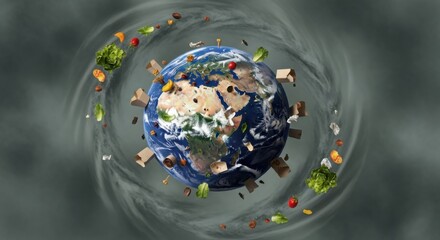 Exploring Environmental Impact of Food Waste Surrounding Our Planet