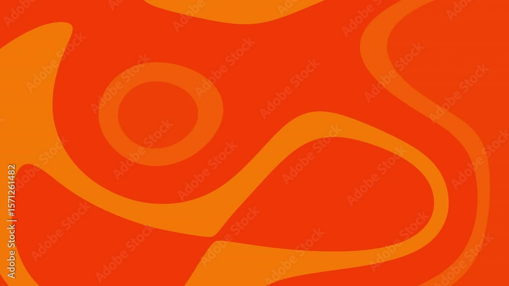 Poster vibrant orange and yellow abstract waves creating a fluid and dynamic background. the design showcas